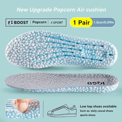 Invisible Height Increase Insoles Memory Foam Cushion