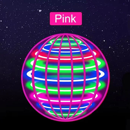 Auto Spinning LED UFO Flying Ball Magic Orb
