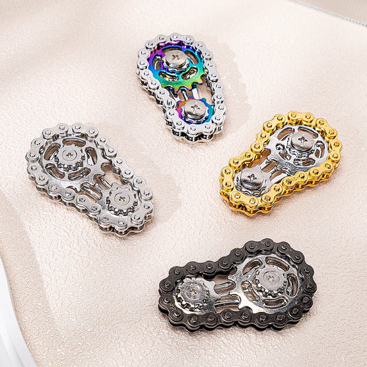 Sprockets Flywheel Fingertip Gyro Fidget Spinner Metal