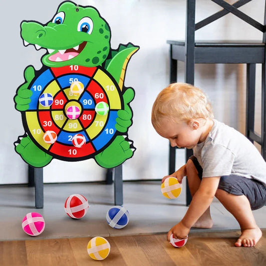 Dart Board Baby Toy Sticky Ball Target Game