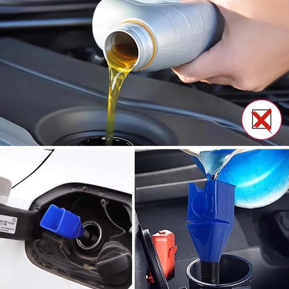 Foldable Car Refueling Funnel Plastic Oil Transfer Tool