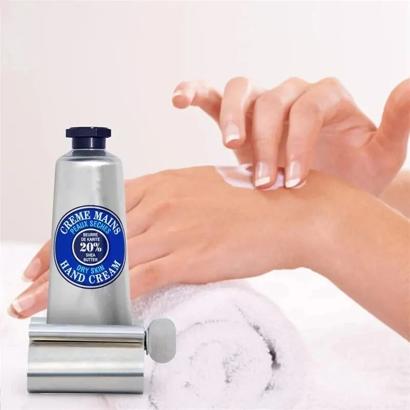Stainless Steel Toothpaste Squeezer Roller Metal Tube Wringer