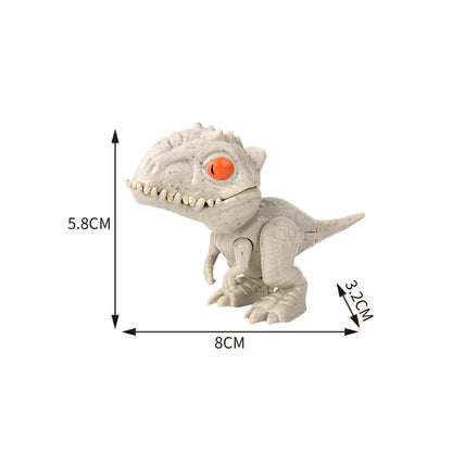 Jurassic Finger Dinosaur Triceratops Tyrannosaurus Model