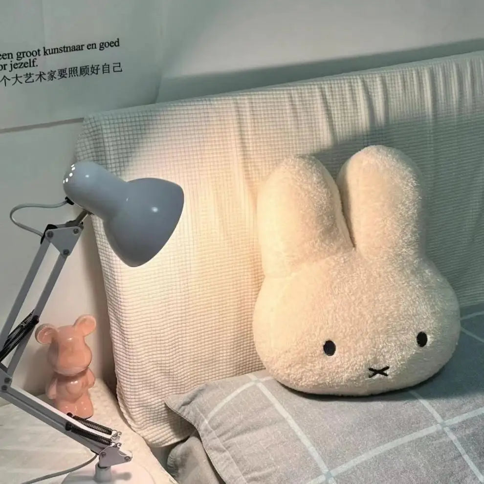 Cute Plush Bunny Bed Pillow Soft Cotton Sofa Cushion