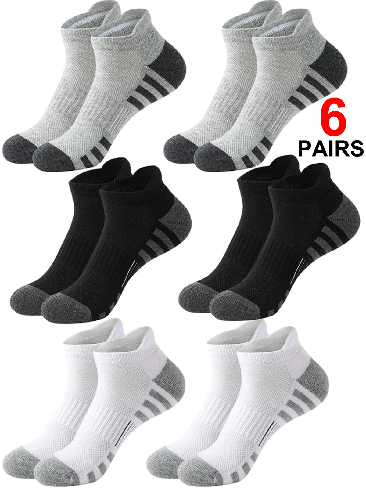 Ankle Athletic Running Socks Cushioned Low Cut Sports