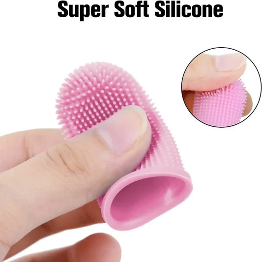 Soft Pet Finger Toothbrush Silicone Teeth Cleaning Brush