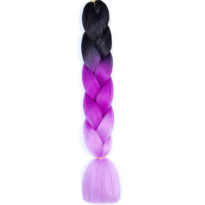 24 Inch Jumbo Braiding Hair Synthetic Afro Ombre Extensions