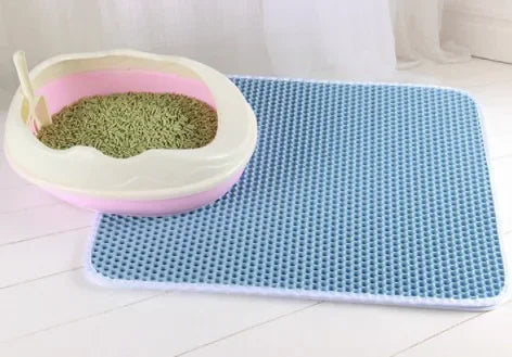 Waterproof Cat Litter Mat Double Layer Pet Litter Pad