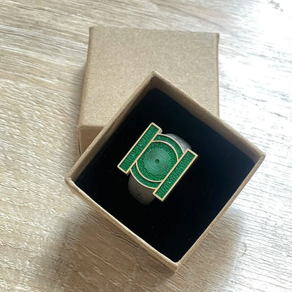 John Stewart Green Lantern Ring Cosplay High Quality Metal Ring For Men Metal Finger Jewelry Accessories Halloween Cosplay Gifts