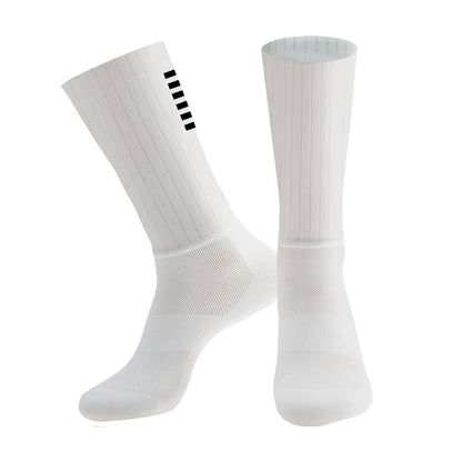Silicone Cycling Aero Socks Anti Slip Men Bicycle Sport