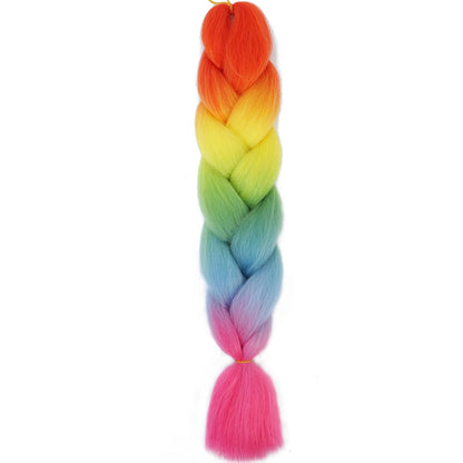24 Inch Jumbo Braiding Hair Synthetic Afro Ombre Extensions