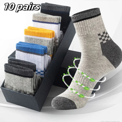 Con Sports Stockings Men Bamboo Fiber Deodorant 10 Pack