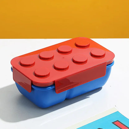 1050/1300ml Portable Lunch Box Building Block Bento Box Fruit Salad Tableware Food Container Children Student Picnic Kit Kitchen