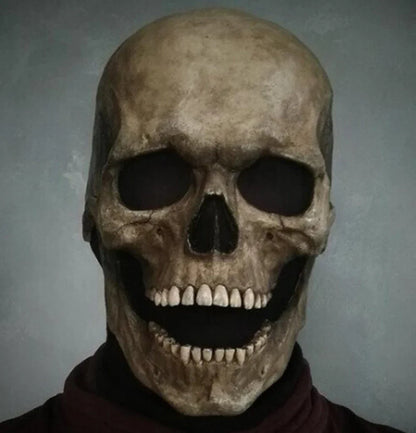 Halloween Mask Latex Scary Horror Decoration Full Head Skull Mask Helmet Cosplay Jaw Masque Gifts Party Costume Pro Mask