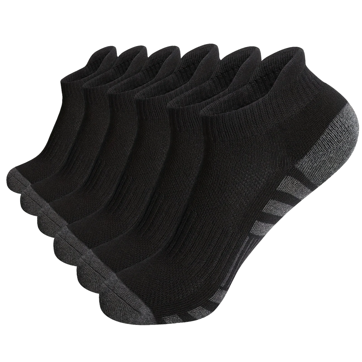 Men Non Slip Athletic Crew Socks Ground Gripping Sports