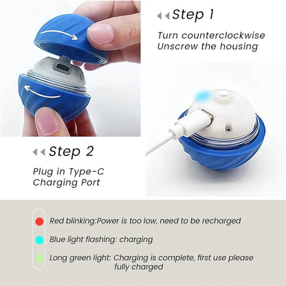 Smart Interactive Dog Ball Toy Automatic Moving Bouncing Ball