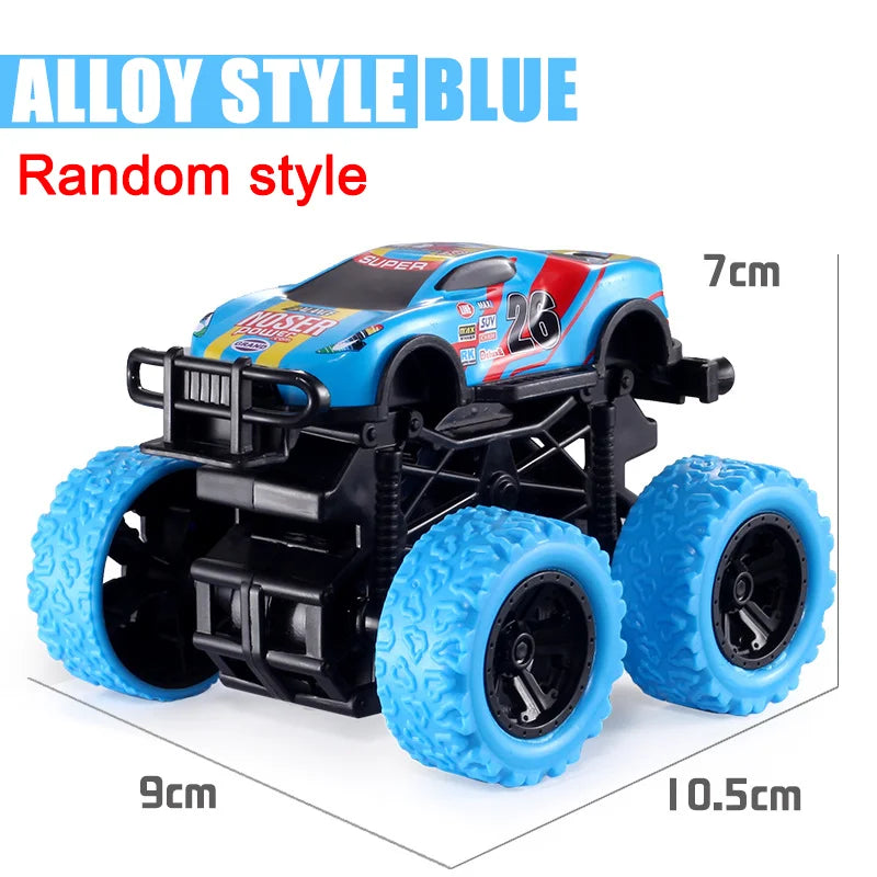 Pull Back Off Road Toy Car 360 Rotation Stunt SUV