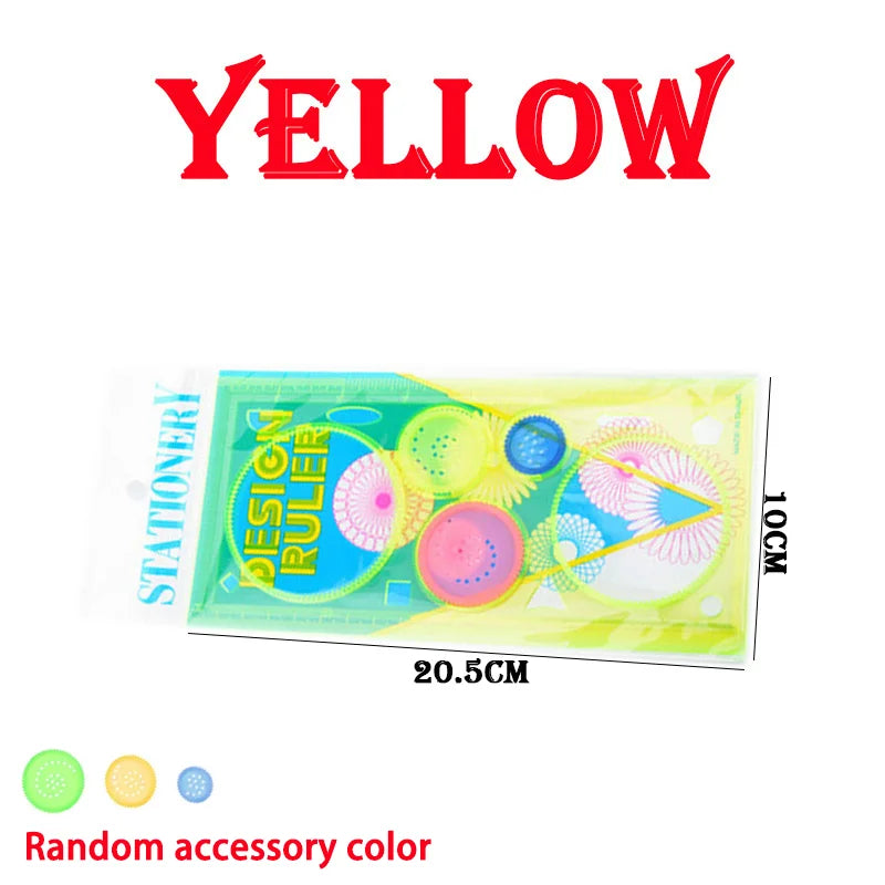 Spirograph Drawing Stencils Set Geometric Art Ruler