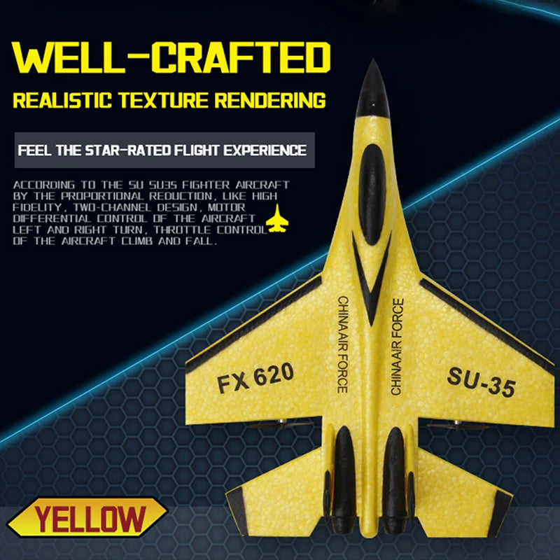 RC Foam Fighter Glider Plane 2.4G Remote Control