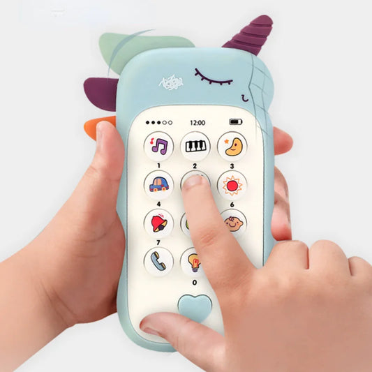 Baby Phone Toy with Teether Musical Learning Telephone