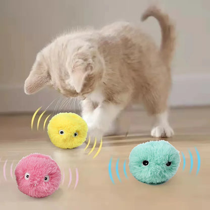 Smart Cat Toy Interactive Ball Touch Sounding Squeak