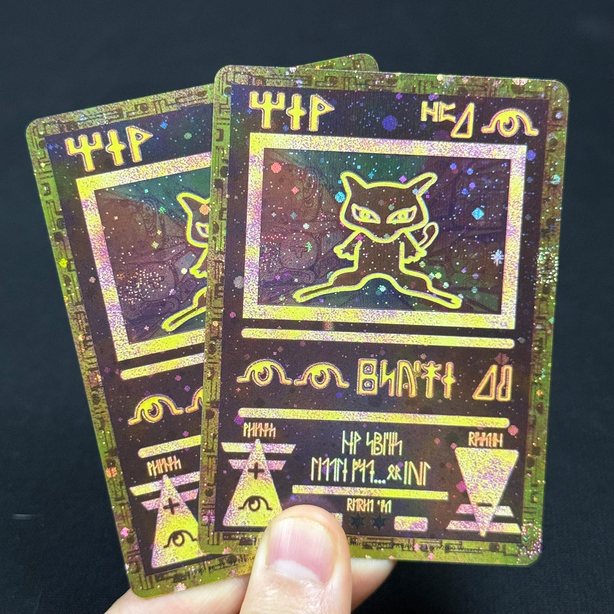 PTCG MEW Classic Egypt Card Single Foil Game Trading Collection Proxy Toys Gifts