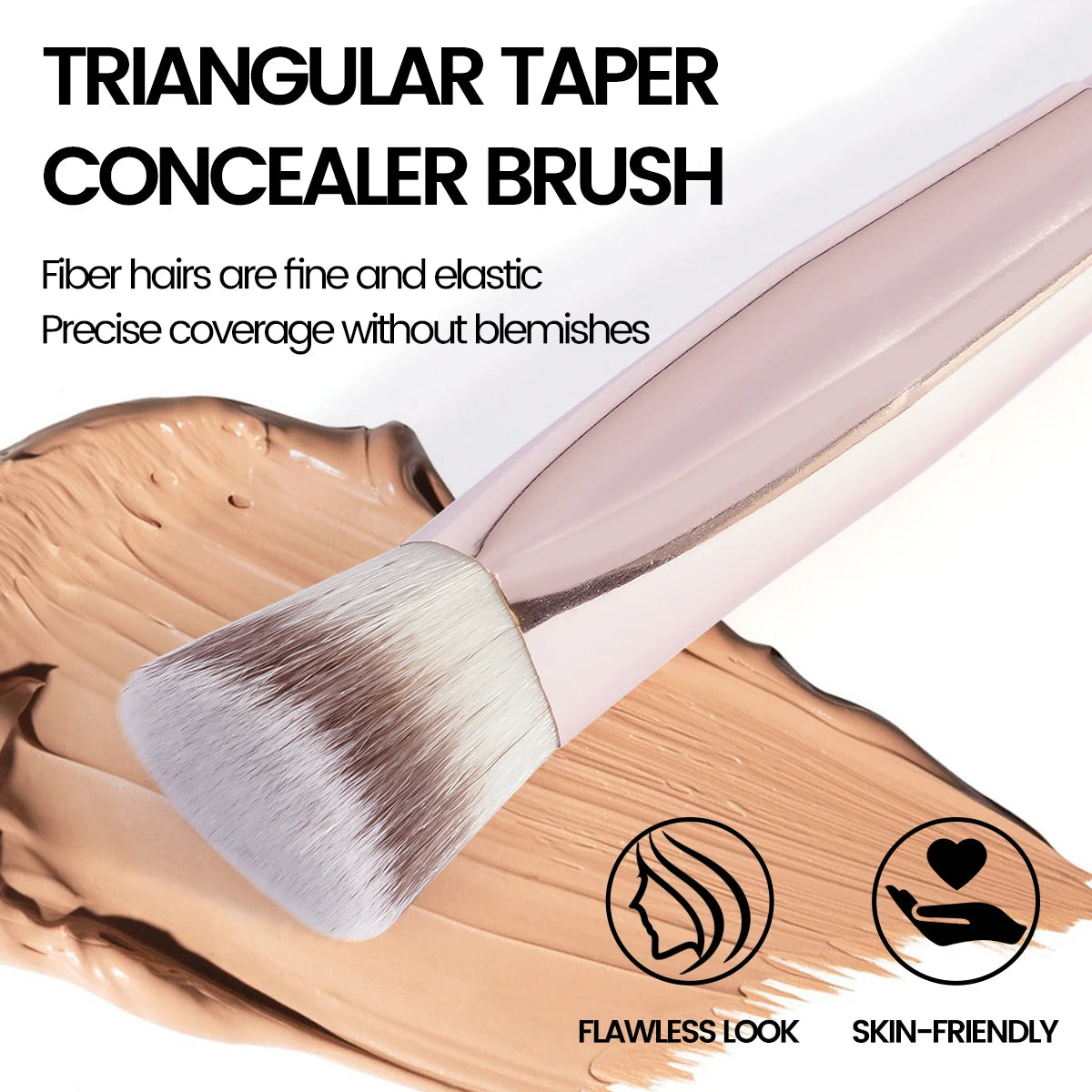 Under Eye Concealer Brush Triangle Foundation Blending Tool