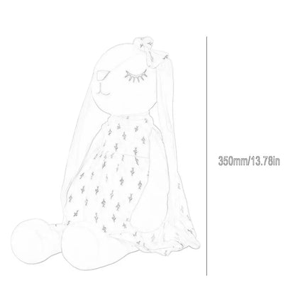 Cute Bunny Soothing Plush Doll Soft Sleeping Toy 35cm