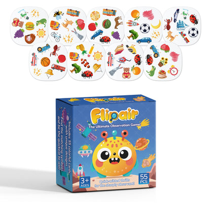 Quickly Patterns Matching Card Game Set - Memory Concentration Training Visual Perception Family School Party Travel Game