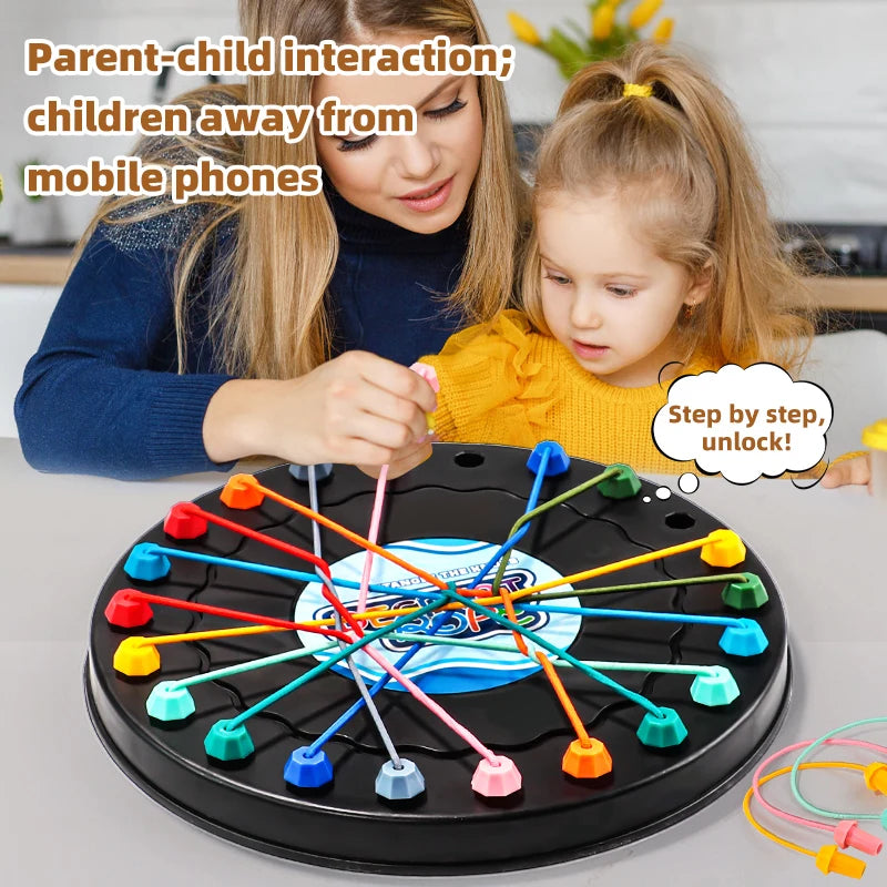 Rope Untangling Logic Puzzle Knot Decoding Strategy Game