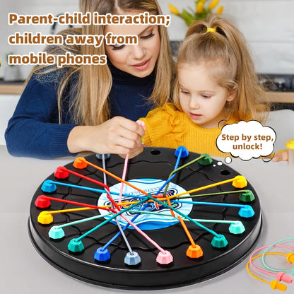 Rope Untangling Logic Puzzle Knot Decoding Strategy Game