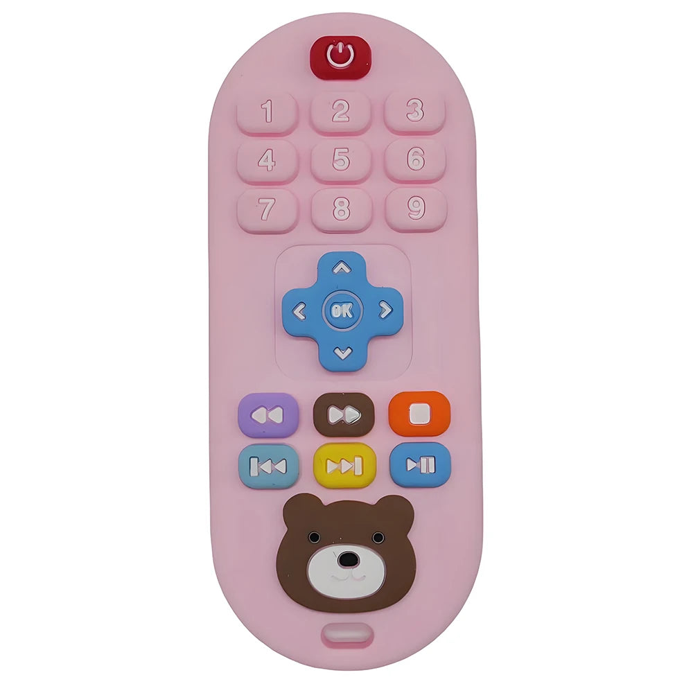 Silicone Baby Teething Remote Toy Infant Control Teether