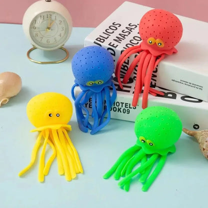 Squeeze Water Octopus Toy Bathing Sensory Stress Relief