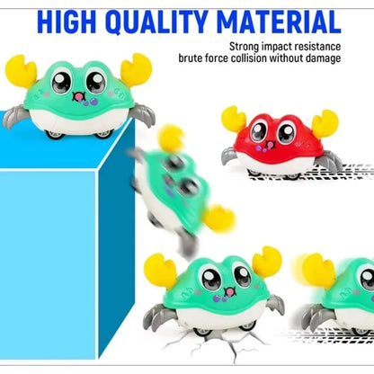 Crawling Crab Baby Sensory Toy Pull Back Walking Crab