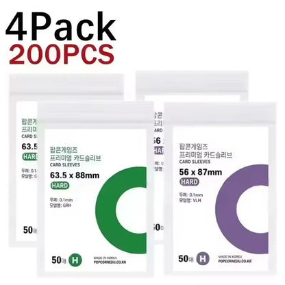 Transparent Idol Card Protective Sleeves Waterproof Holders