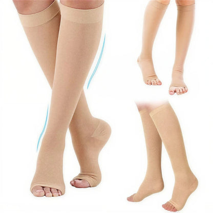 Compression Socks Medical Prevent Varicose Veins Toeless