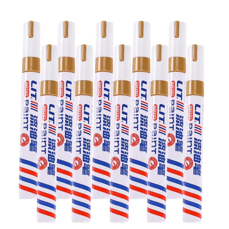Waterproof Permanent Paint Marker Set 3mm Oil Based Pens