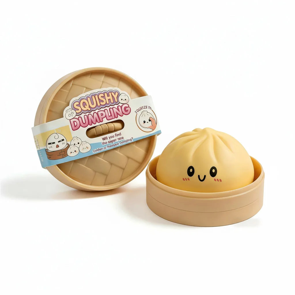 Glitter Dumpling Squishy Toy Sensory Stress Relief