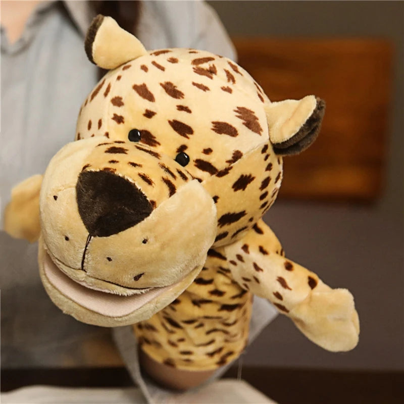 Cartoon Plush Hand Finger Puppets Family Storytelling Toy