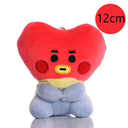 Cartoon Animal Plush Keychain Pendant Soft Bag Charm
