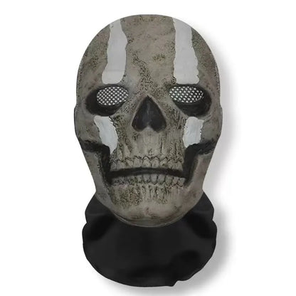 Halloween Ghost Face 3D Mask Balaclava Full Face Elastic Mesh Breathable Skull Headcovers Horror Party Halloween Cosplay Props