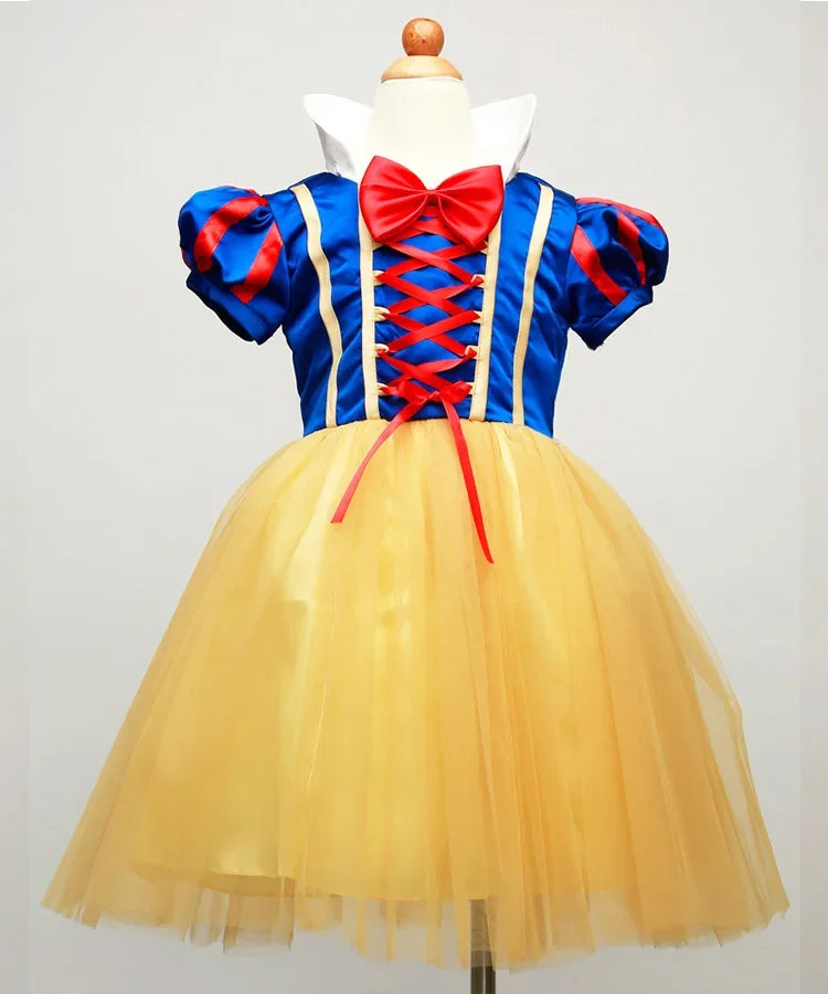 Snow White Princess Dress Up Halloween Cape Costume