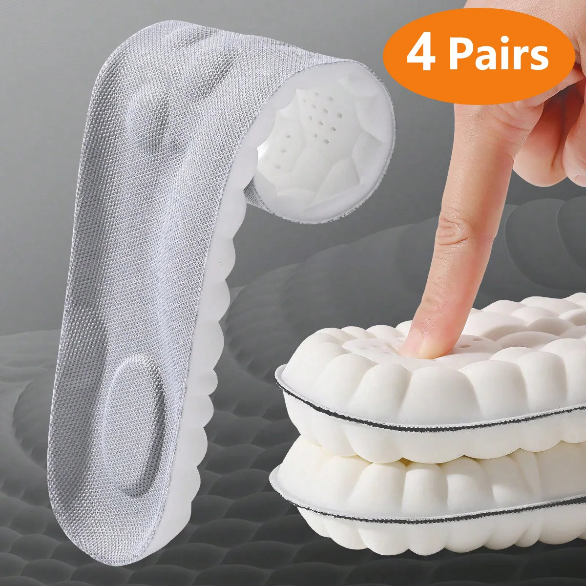 Elastic Latex Sports Insoles Breathable Arch Support Cushion