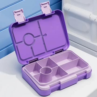 37oz Adorable Cartoon Printed Bento Box Microwavable Divided Lunch Box Leakproof BPA-Free Snack Food Container for School Picnic
