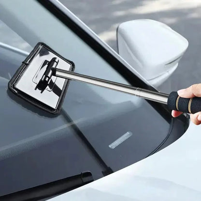 Telescopic Automobile Glass Wiper Scraping Tool Clean Brush