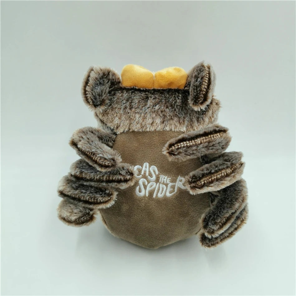 Black Spider Plush Toy Soft Simulated Pillow Doll