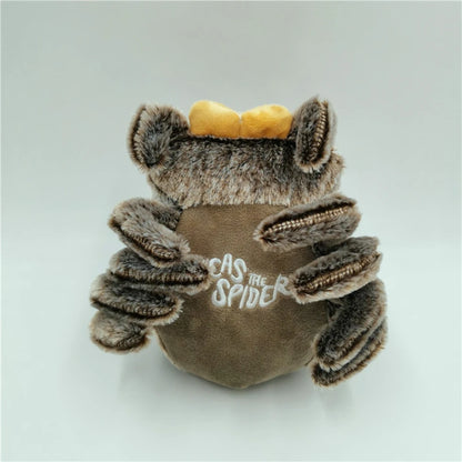 Black Spider Plush Toy Soft Simulated Pillow Doll