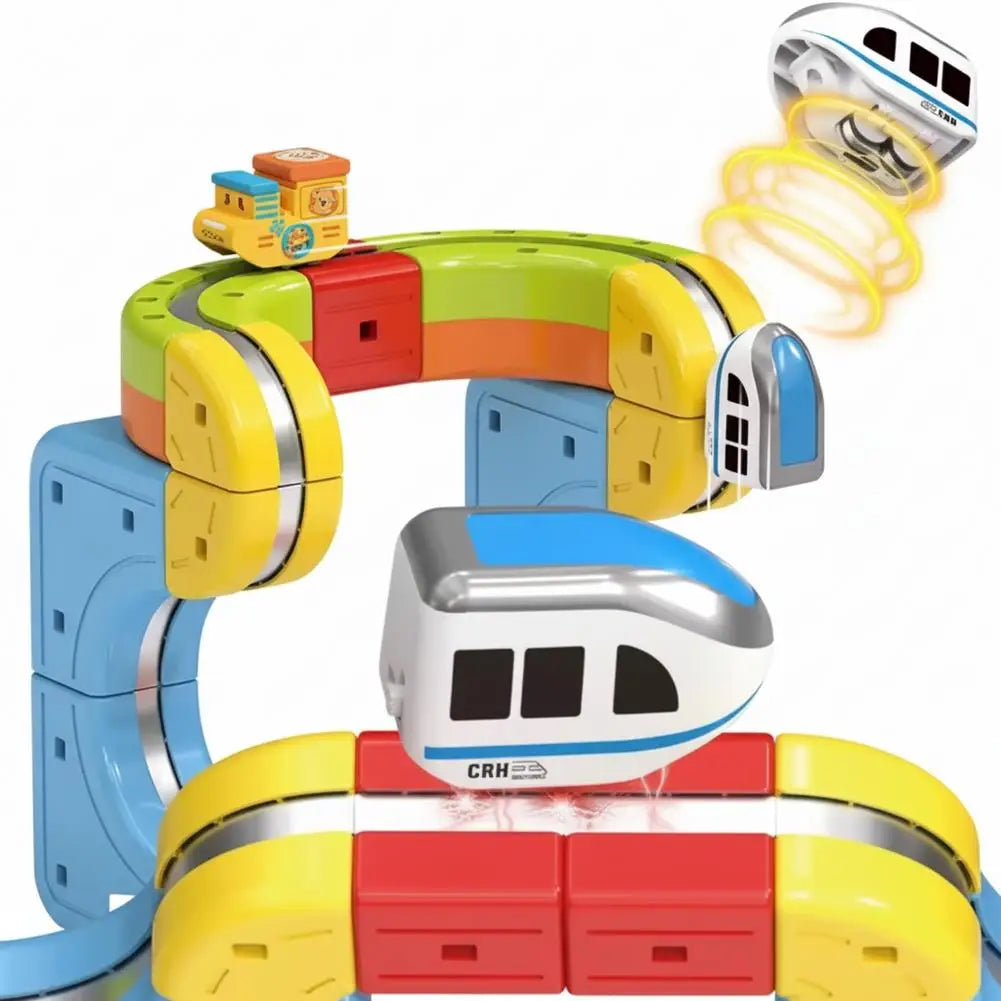 Electric Train Toy Car USB Rechargeable Anti Gravity Vehicle