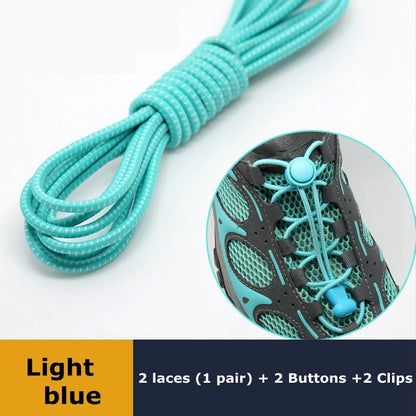 Elastic No Tie Shoe Laces Stretching Lock Lazy Shoestrings
