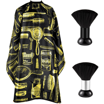1/2PCS Professional Hair Cutting Apron Salon Barber Cape Hair Cutting Waterproof Cloth Hair Cutting Apron Barber Accessories